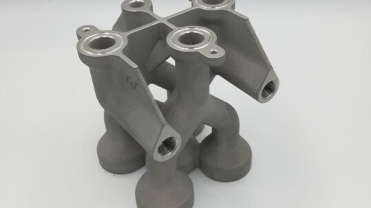 Metalowe części wykonane w technologii przemysłowego druku 3D DMLS